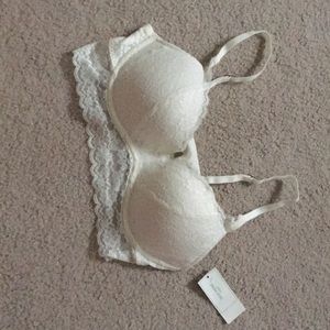 White Padded Bralette